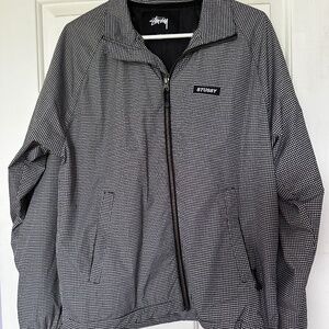 Men’s Stussy Houndstooth Track Jacket